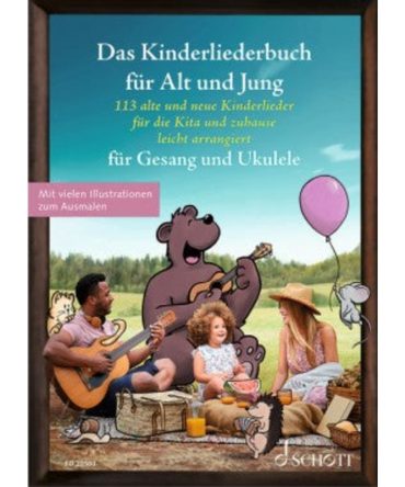Das Kinderliederbuch fr Alt und Jung fr Gesang und Ukulele