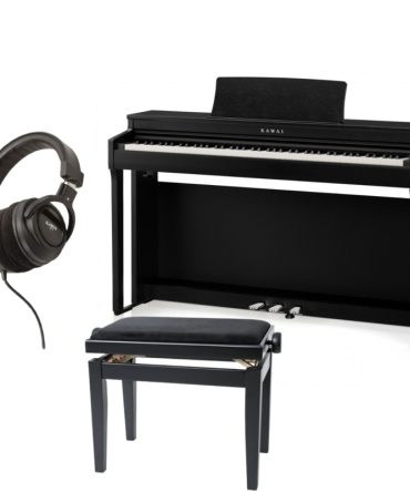 Kawai CN 201 Schwarz Matt Bundle mit Bank und Kopfhrer
