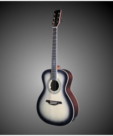 You’s O200E Gray Burst Westerngitarre mit Tonabnehmer + Tasche