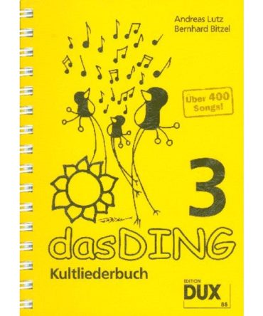 Das Ding Band 3 Kultliederbuch mit Texten und Akkordsymbolen (A5)