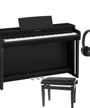 Yamaha CLP 825 Schwarz Matt Bundle mit Bank und Kopfhrer