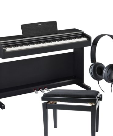 Yamaha YDP-145 Arius Schwarz Matt Bundle mit Bank und Kopfhrer