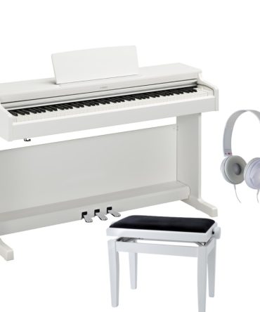 Yamaha YDP-165 Arius Wei Matt Bundle mit Bank und Kopfhrer
