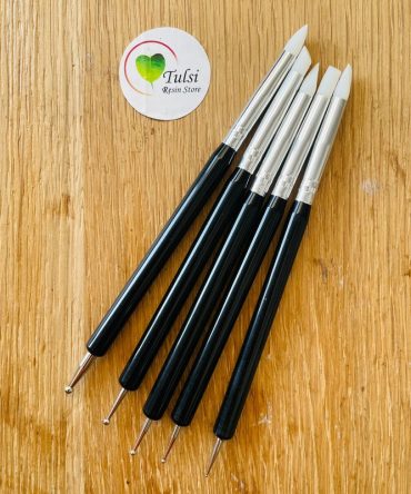 2 in 1 Silicon Brush And Embossing Tool Set