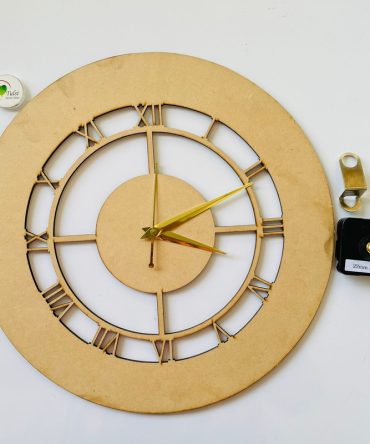 14 MDF Ring Cutout Clock Set