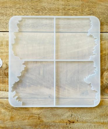 4pc Designer Square Coaster Mould