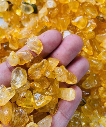 Yellow Dyed Crystal