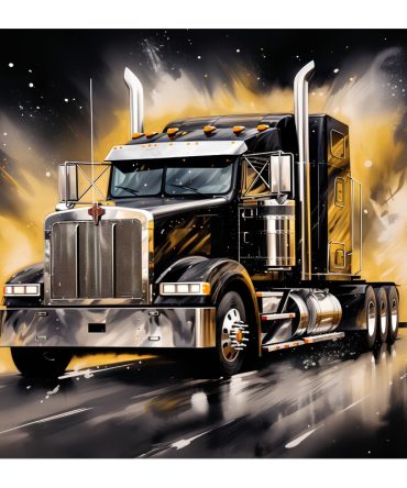 18 Wheeler 20oz Skinny Tumbler Printed Paper