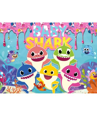 12oz Sublimation Flip Top Water Bottle Print – Shark #5