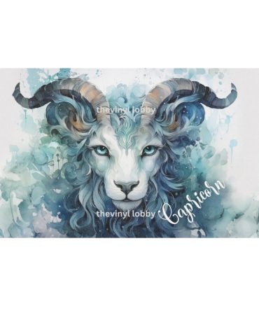 16oz Libbey Glass Can Sublimation Print – Zodiac Sign Capricorn