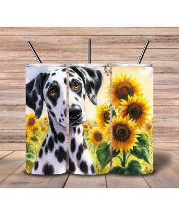 20oz Skinny Tumbler Printed Paper – Dalmatian