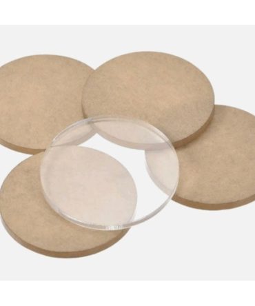 10cm 2mm Round Acrylic Disc No Hole