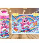 12oz Sublimation Flip Top Water Bottle Print – Teletubbies #2