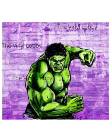 20oz Skinny Tumbler Printed Paper – Green Hulk