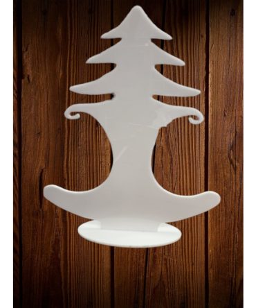 2 Bauble Hanging Tree 3mm white  Acrylic