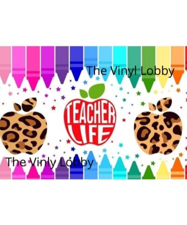 20oz Skinny Tumbler Printed Paper – Apple Teacher Life