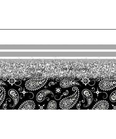 16oz Libbey Glass Can Sublimation Print – Paisley