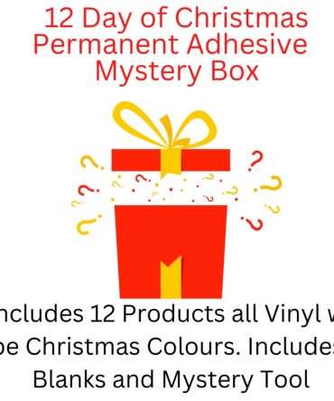 12 Day of Christmas Permanent Adhesive Vinyl Mystery Box
