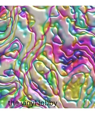 20oz Skinny Tumbler Printed Paper – Colourful Abstract Pattern #2