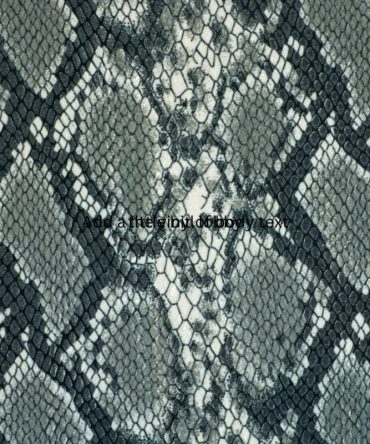 20oz Skinny Tumbler Printed Paper – Black Snake Skin