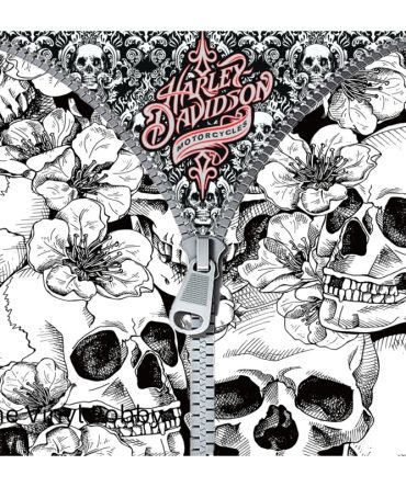 20oz Skinny Tumbler Printed Paper – Harley Skulls