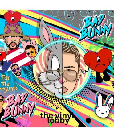 20oz Skinny Tumbler Printed Paper – Bad Bunny