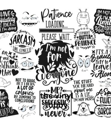 20oz Skinny Tumbler Printed Paper – I’m Not for Everyone