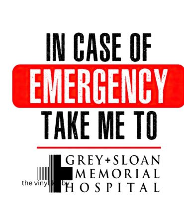 20oz Skinny Tumbler Printed Paper – In case of an Emergency