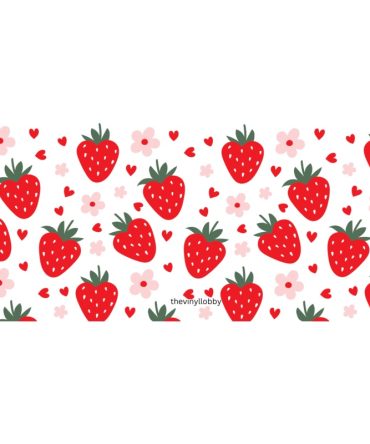 16oz Libby Glass Can Sublimation Print – Berry Hearts
