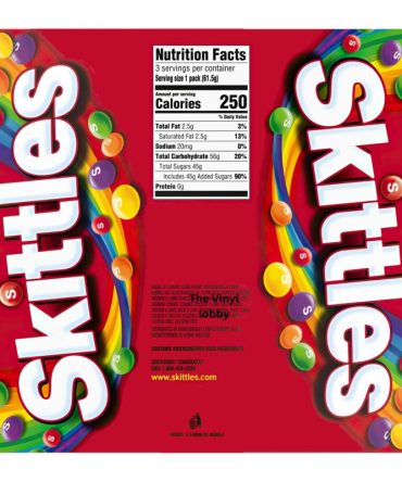 Zombie Skittles 20oz Skinny Tumbler Printed Paper