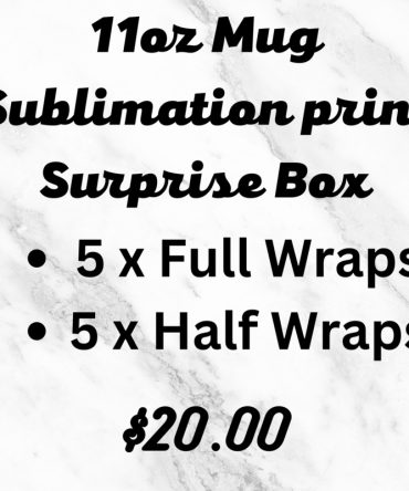 11oz Mug Sublimation Print Surprise Box