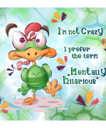 20oz Skinny Tumbler Printed Paper – I’m Not Crazy