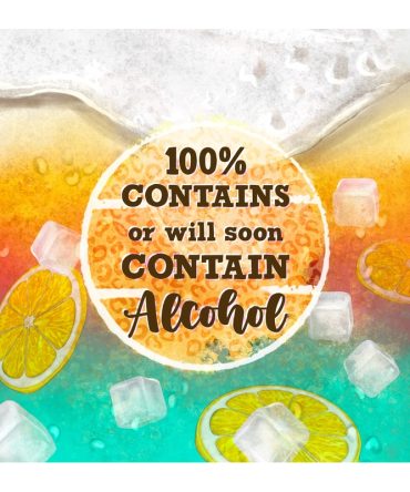 100% Contains Alcohol 20oz Skinny Tumbler Printed Paper