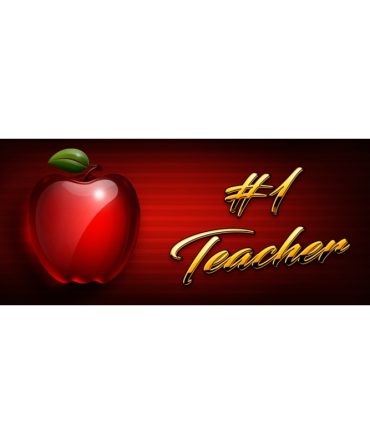 #1 Teacher Printed Sublimation Paper for 11oz mug.
