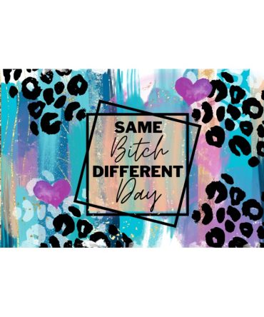 16oz Libbey Glass Can Sublimation Print – Same Bitch