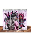 Zombie Skittles 20oz Skinny Tumbler Printed Paper