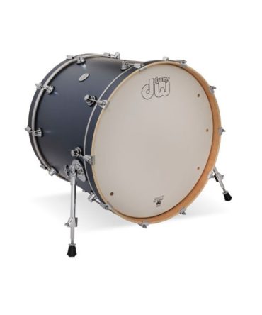 DW 18 x 22 Design Series Bass Drum Blue Slate