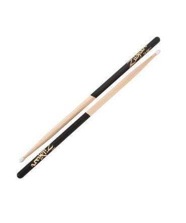 Zildjian 7A Nylon Tip Black Dip Grip Drum Sticks