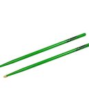 Zildjian 5A  Acorn Neon Green Drum Sticks