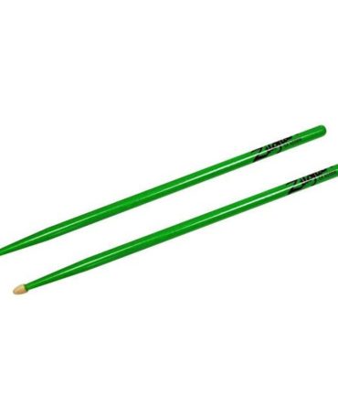 Zildjian 5A  Acorn Neon Green Drum Sticks