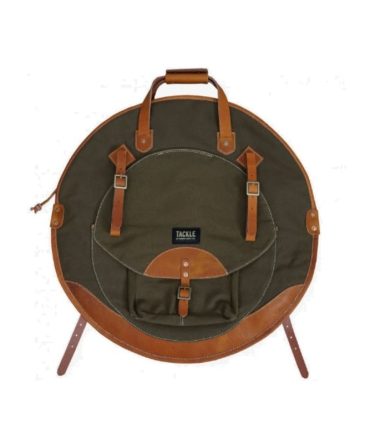 Tackle Waxed Canvas Backpack 22 Cymbal Bag Forest Green/Saddle Tan