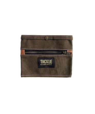 Tackle Waxed Canvas Gig Pouch Forest Green