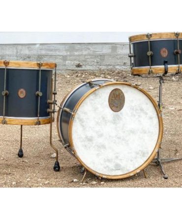 A&F Charcoal Grey Field Floor Tom 12×14