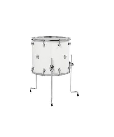 DW Design Series 16×18 Floor Tom Gloss White