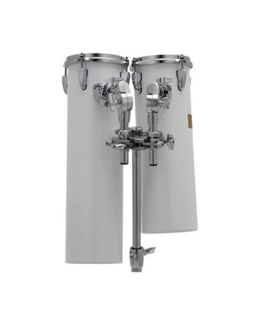 Pearl Rocket Toms White w/Stand 6×18 & 6×21
