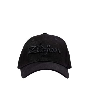 Zildjian Baseball Cap Stretch Fit Black w/ Black Logo S/M